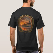 HB Sunsets T-Shirt (Heren) (Achterkant)