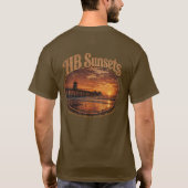 HB Sunsets T-Shirt (Heren) (Achterkant)