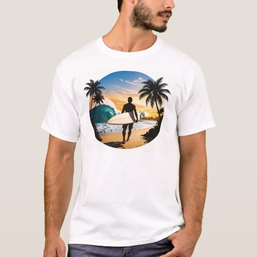 HB Surf & Sunsets T Shirts (Voorkant)