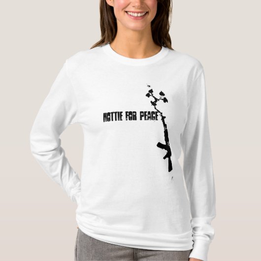 HBA Hottie voor Vrede T-shirt (Voorkant)