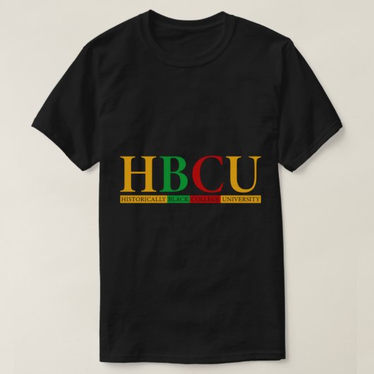 HBCU Afstudeerder History Girls Historische Black  T-shirt (Design voorkant)
