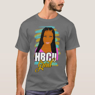 HBCU Afstudeerder lange vlechten T-shirt