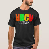 HBCU Alumni Historische Universiteit van het Zwart T-shirt (Voorkant)