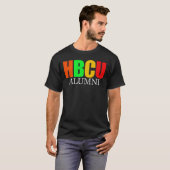 HBCU Alumni Historische Universiteit van het Zwart T-shirt (Voorkant volledig)