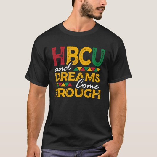 HBCU Apparel Historical Black College HBCU 16 T-shirt (Voorkant)