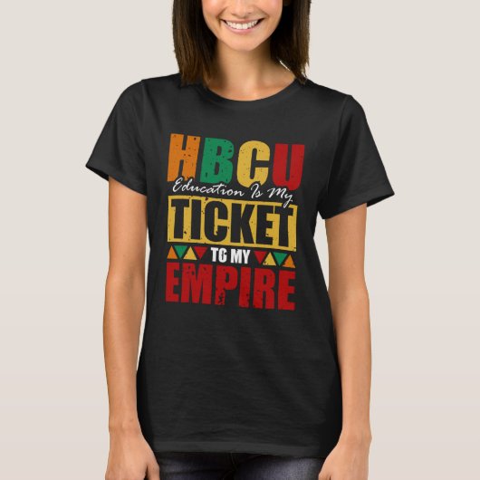 HBCU Apparel Historical Black College HBCU 4 T-shirt (Voorkant)