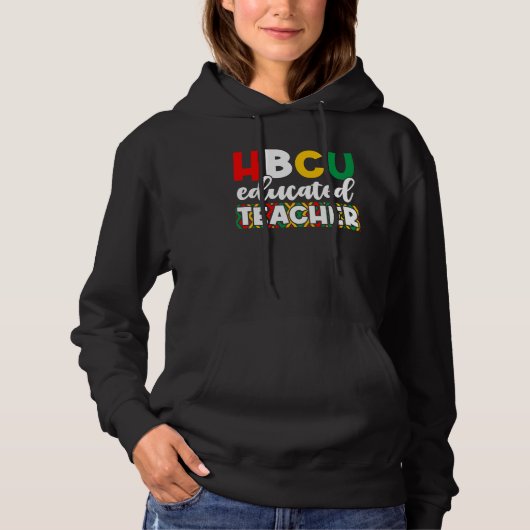 HBCU Apparel Historical Black College HBCU Educate Hoodie (Voorkant)