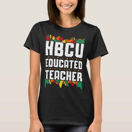 HBCU Apparel Historical Black College HBCU Educate T-shirt (Voorkant)