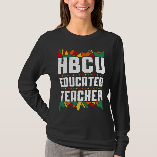 HBCU Apparel Historical Black College HBCU Educate T-shirt (Voorkant)