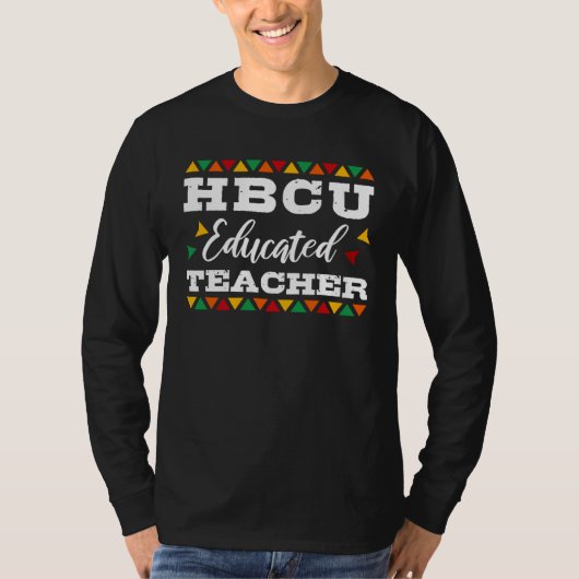 HBCU Apparel Historical Black College HBCU Educate T-shirt (Voorkant)