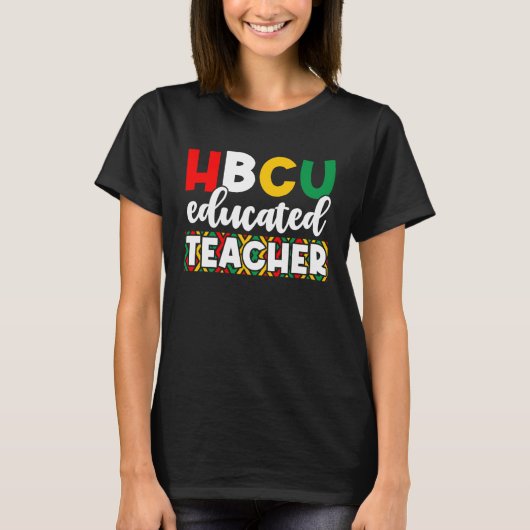 HBCU Apparel Historical Black College HBCU Educate T-shirt (Voorkant)