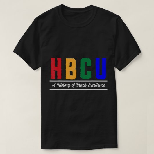 HBCU Apparel Historische Black College HBCU T-Shir T-shirt (Design voorkant)