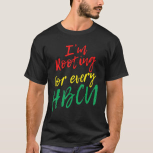 HBCU Black History-maand Ik rij voor elke HBC T-shirt