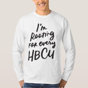 HBCU Black History-maand Ik rij voor elke HBC T-shirt