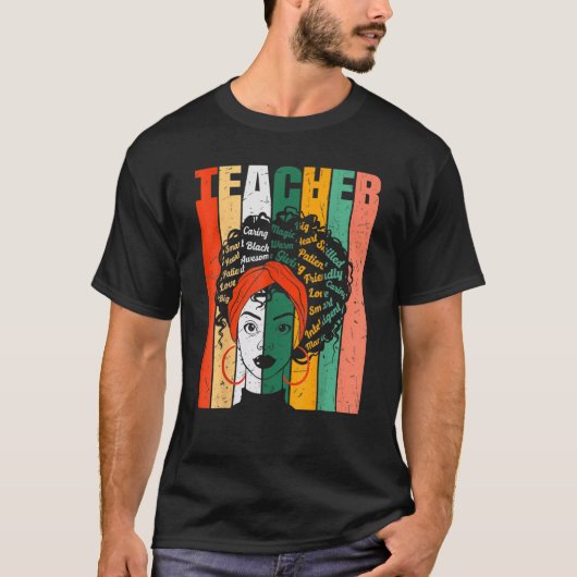 HBCU Black History Month African American Awesome  T-shirt (Voorkant)