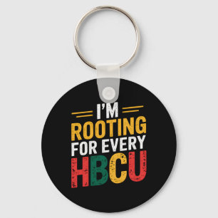 HBCU Black History Month ik steun elke HBC Sleutelhanger