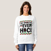HBCU Black History Pride Cadeautje... ik regel voo Trui (Voorkant volledig)