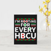 Hbcu Black History Pride Historische Zwarte Colleg Kaart (Gele Bloem)