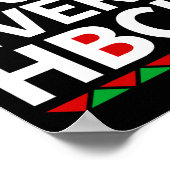 Hbcu Black History Pride Historische Zwarte Colleg Poster (Hoek)