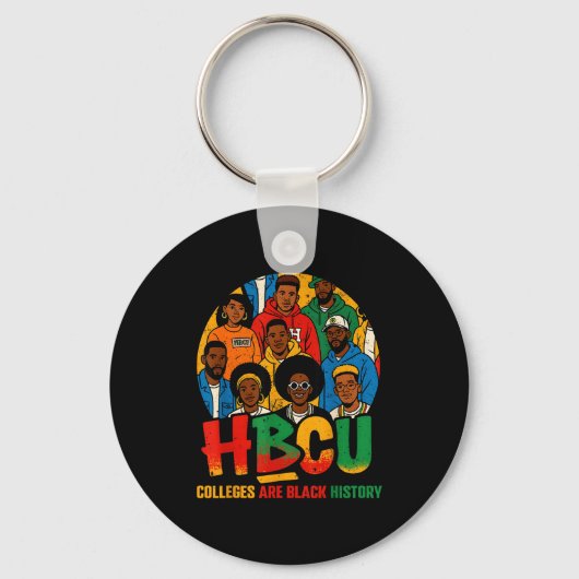 Hbcu Colleges Are Black History African American M Sleutelhanger (Voorkant)