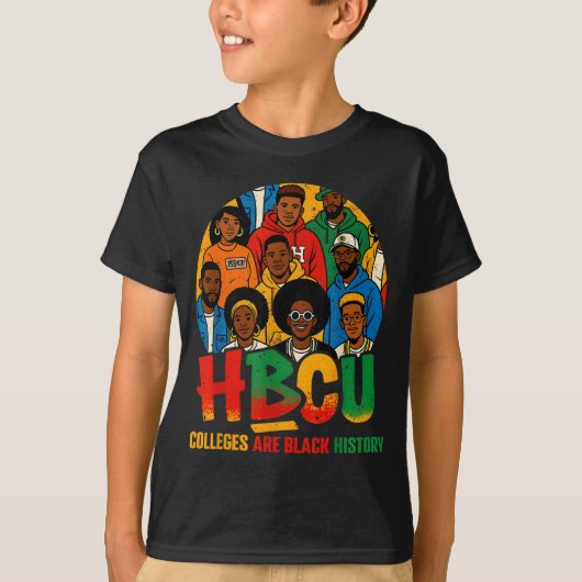 Hbcu Colleges Are Black History African American M T-shirt (Voorkant)