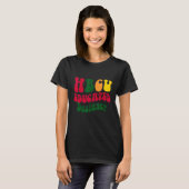 HBCU Educatieve Ontwerper Zwarte hogeschool Alumni T-shirt (Voorkant volledig)