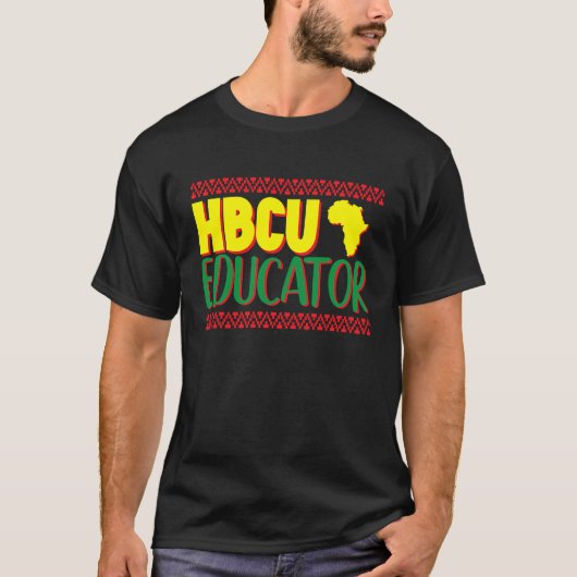 HBCU Educator HBCU Teacher Black History Month T-shirt (Voorkant)