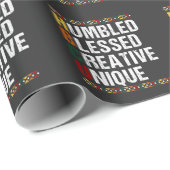 HBCU Ford Black Opgeleid student Historisch Cadeaupapier (Rol Hoek)