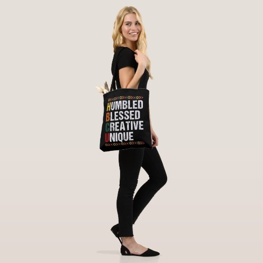HBCU Ford Black Opgeleid student Historisch Tote Bag (Op model)