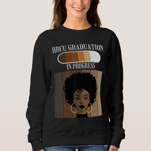 HBCU Graduation In Progress Historical Black Colle Trui (Voorkant)