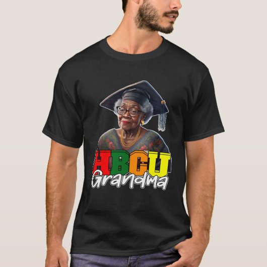 HBCU Grandma Black college Alumni Apparel For Wome T-shirt (Voorkant)
