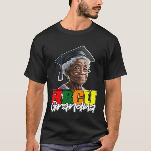 HBCU Grandma Historical Black college Apparel For  T-shirt (Voorkant)