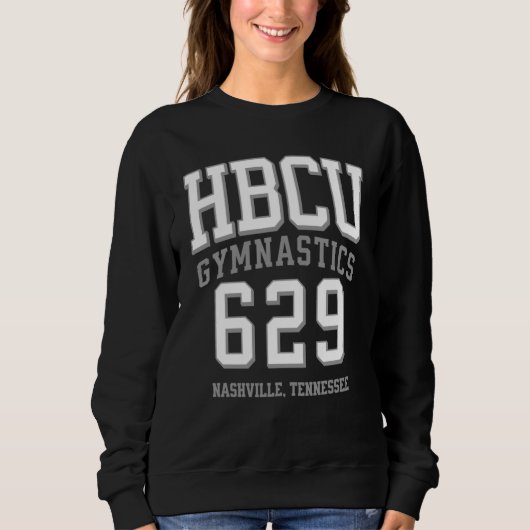 HBCU Gymnastics 629 Area Code Nashville TN Trui (Voorkant)