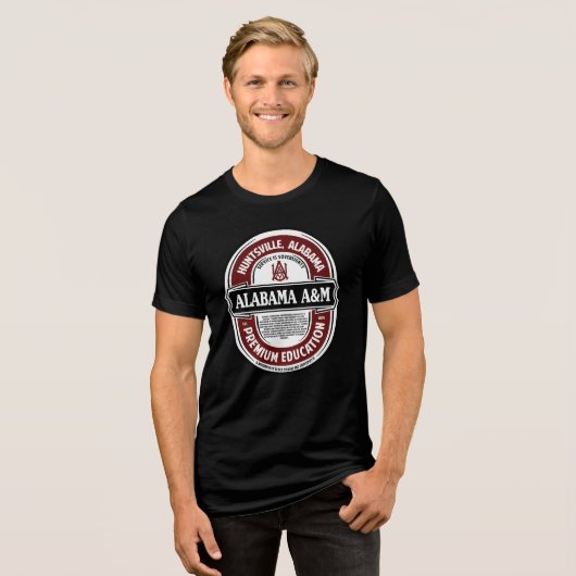 HBCU_Heineken-Tshirt_ALABAMA A&M Tri-Blend Shirt (Voorkant volledig)