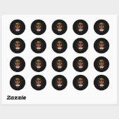 HBCU Historisch Black College Kleding Black Hist Ronde Sticker (Vel)