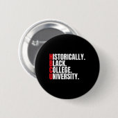 HBCU Historisch Zwart College en Universiteit Mann Ronde Button 5,7 Cm (Voorkant /achterkant)