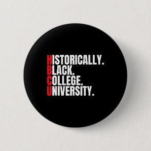 HBCU Historisch Zwart College en Universiteit Mann Ronde Button 5,7 Cm