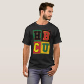HBCU Historische Universiteit van het Zwarte Colle T-shirt (Voorkant volledig)