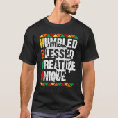 HBCU Humbled Blessed Creative Unique T-Shirt Histo (Voorkant)