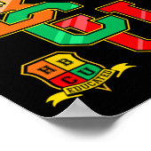 HBCU Kleding Historisch Black Colleges Universitei Poster (Hoek)