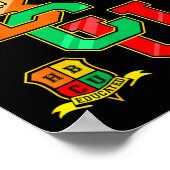 HBCU Kleding Historisch Black Colleges Universitei Poster (Hoek)