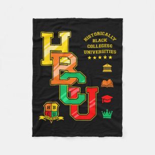 Hbcu-kleding Historisch zwarte hogescholen Univers Fleece Deken