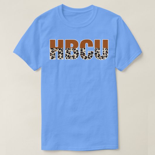 HBCU Leopard Print T-shirt (Design voorkant)