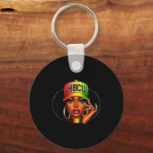Hbcu Melanin Afro Black Women African Black Histor Sleutelhanger (Voorkant)