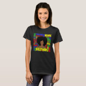 HBCU Mom Mama Afro T-shirt (Voorkant volledig)