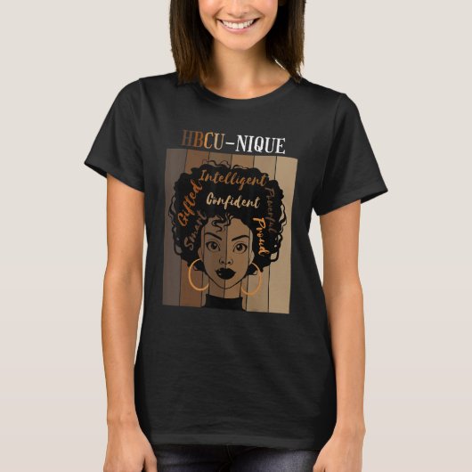 HBCU nique Afstuderen Alumni Historische Zwarte Co T-shirt (Voorkant)