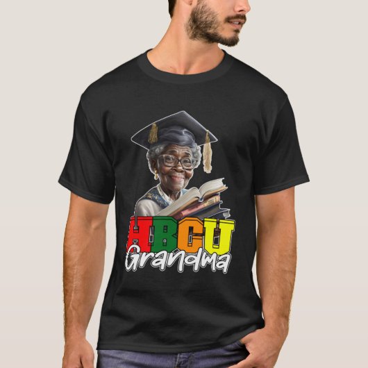 HBCU Oma Historisch Zwart College Kleding Voor T-shirt (Voorkant)