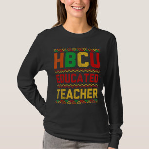HBCU Onderwezen Afro Historisch zwart been T-shirt