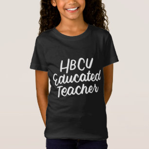 HBCU Onderwezen leraar Zwarte Geschiedenis maand m T-shirt