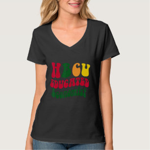 HBCU Opgeleide Econoom Zwart college Alumni Kledin T-shirt